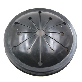 Driak Black Neoprene Sink Drain Garbage Disposal Stopper Splash Guard and Plug