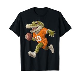 Football Alligator Tee Apparel Sport Design Football Player T-Shirt