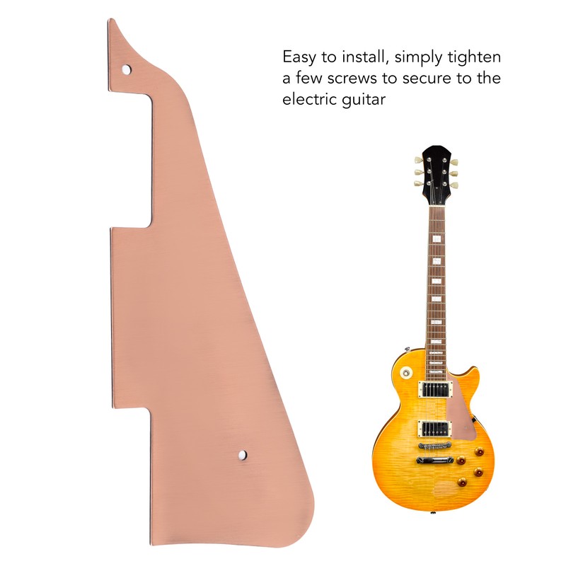 Electric Guitar Pickguard Metal Anodized Lightweight Scratch Protection Guitar Guard