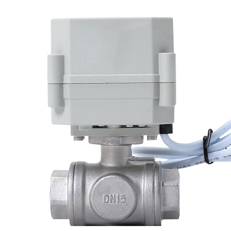 JLFlo 1/4" 3/8" 1/2" 3 Way 12V/24VAC/DC L Port Normally