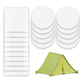 20 Transparent Repair Patches, Waterproof Patches Spa Mattress Inflatable Castle Swimming Ring Pool Down Jacket Transparent for Backpacks Tents Canopies Camping Outdoor Jackets