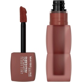 Maybelline Super Stay Teddy Lip Tint, Long Lasting Matte Lipstick For Up To 12HR - Mascara Tear, 0.17 Fl Oz (Pack of 1)