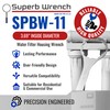 Superb Wrench SPBW-11 Water Filter Wrench, 3.69 In, Compatible with
