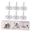 SEWACC 6pcs Adjustable Screw Furniture Levelers for Tables Chairs Durable
