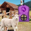 ZR ZHENGRONG Goat Hay Feeder Bags for Horses, Sheep with
