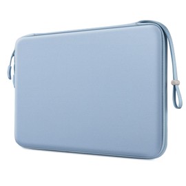 FINPAC Hard Laptop Sleeve Case for 15.3 inch MacBook Air M4 A3241 M3 A3114 M2 A2941 2025 2024, 16.2 inch MacBook Pro M4/M3/M2/M1 Pro/Max, Waterproof Case for Surface Laptop/Book, Ice Blue