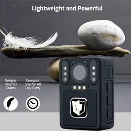 ARMORHAWK 4K Body Camera with Audio and Video Recording - Police Body Worn Camera | 140° Wide View Lens | Night Vision, Wearable, Emergency Alarm - for Civilians, Security, Law Enforcement, Personal