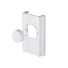 ARYEIELLSOW 1 Pack White Double Pole Line Volt Thermostat Cover