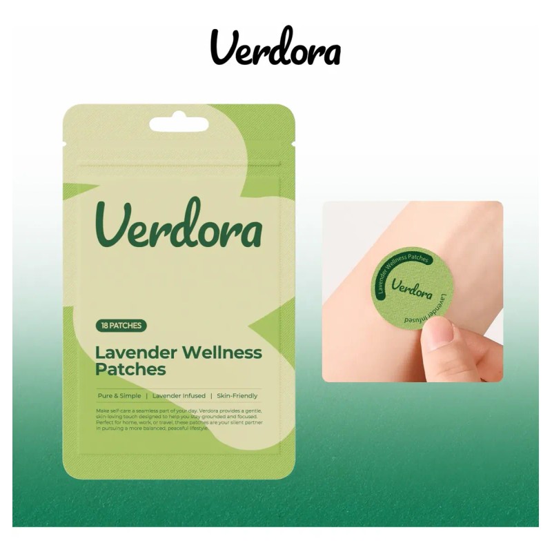 Verdora Parches Aromáticos De Lavanda Uso Diario 18 Piezas