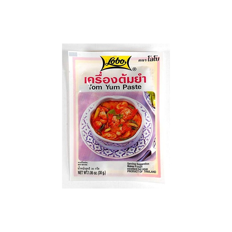 Lobo Spicy Tom Yum Shrimp Paste for Thai Food Soup