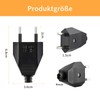 Pieces Euro Coupling Flat, Euro Coupling 230 V Flat, Schuko
