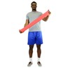 CanDo Singles Low Powder Exercise Band, 4-foot singles, Red: Light