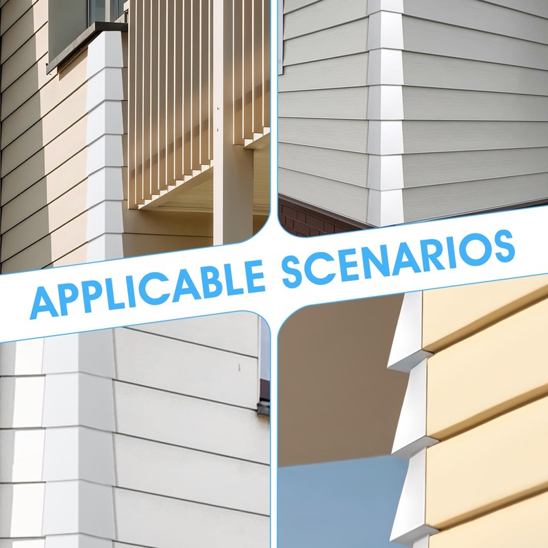 6 Pcs Aluminum Siding Corners 8 Inch Outside Siding Corner