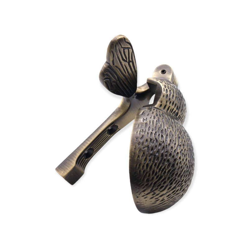 Infinity Decor Antique Brass Bumble Bee Door Knocker – High