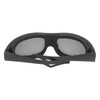 Windproof Goggles Breathable Impact Resistance Iron Mesh Pattern Protective Glasses
