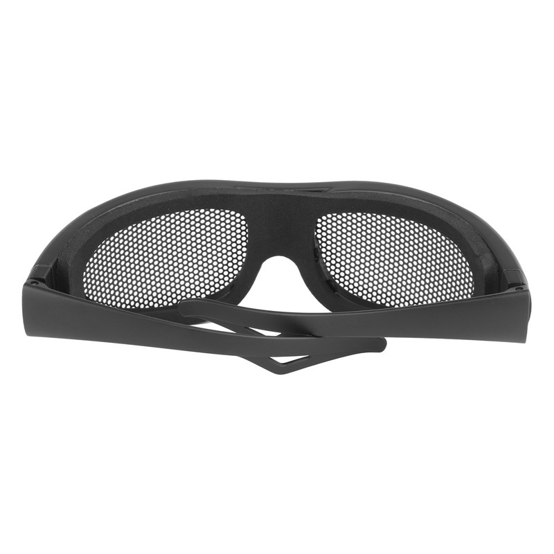 Windproof Goggles Breathable Impact Resistance Iron Mesh Pattern Protective Glasses