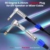 Togconn Right Angle 6.35mm 1/4 Inch TS Mono Plug 2
