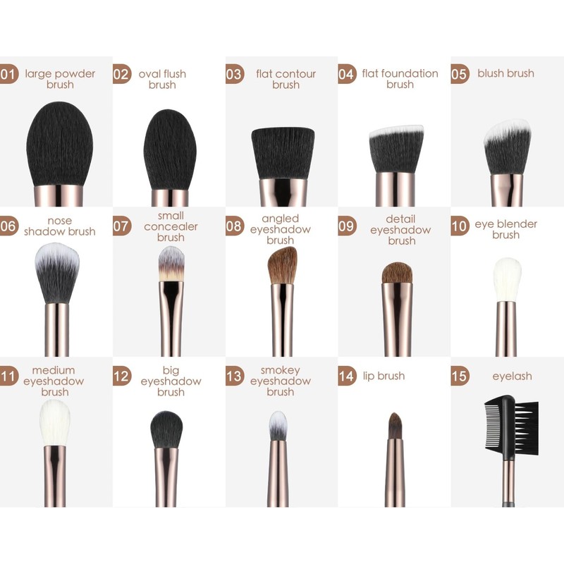 HAPPITON Professional Eyeshadow Blending Brush - Ultra - Soft Bristles