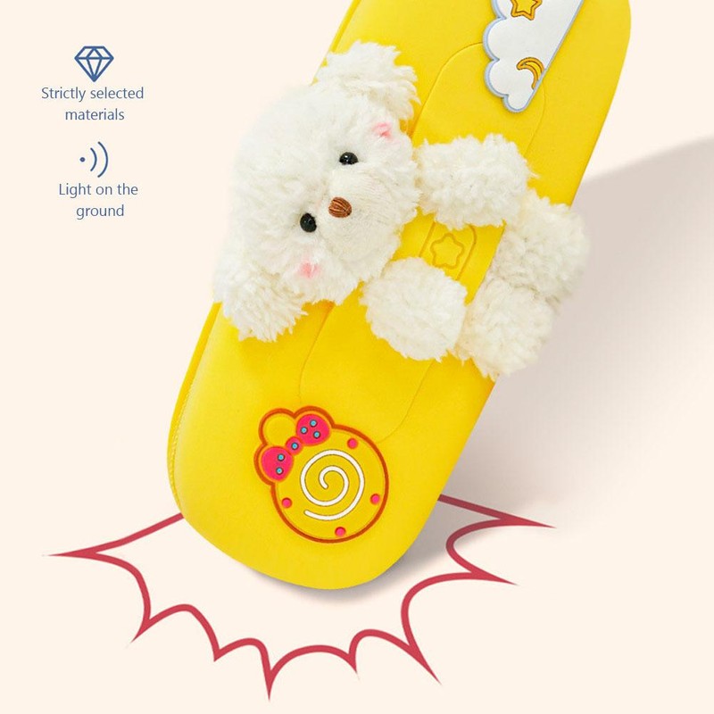Silicone Pencil Case Cute Cartoon Stationery Plush Doll Animal Storage