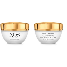 XOS London | 24 Karat Day & Night Cream with Prebiotics | Luxurious Anti-Aging Moisturizer | Firming