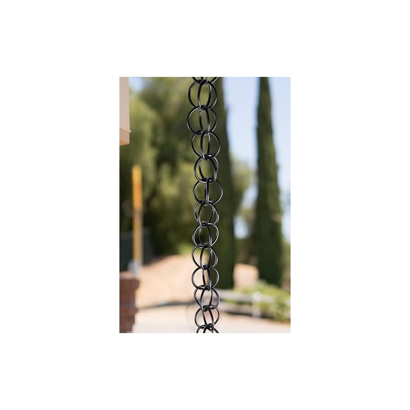 Monarch Rain Chains Ring Rain Chain Downspout Replacement Downspout for