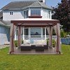 Patio Gazebo Tent Outdoor Canopy Shelter 10'x10' with Removable Netting,100
