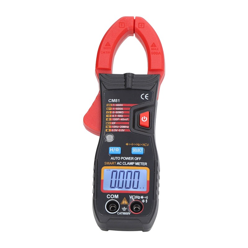 Digital Clamp Meter Multifunctional AC DC Ammeter Smart Auto Ranging