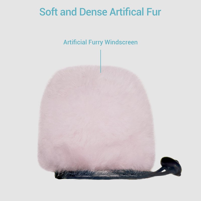 Cubilux Furry Windscreen Compatible with Apogee HypeMic, MIC Wind Muff,