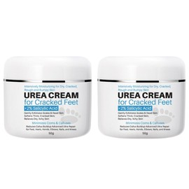 2PCS Urea Cream for Cracked Feet, Sali-cylic Acid Foot Cream