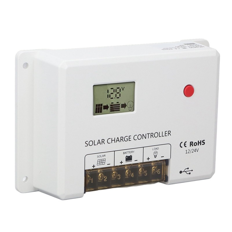 PWM Solar Charge Controller Regulator LCD Display for Lithium Sealed