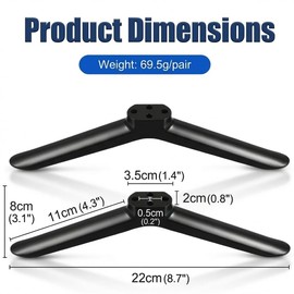 TV Legs,Universal TV Stand,Universal TV Legs Stand Base Replacement Bracket
