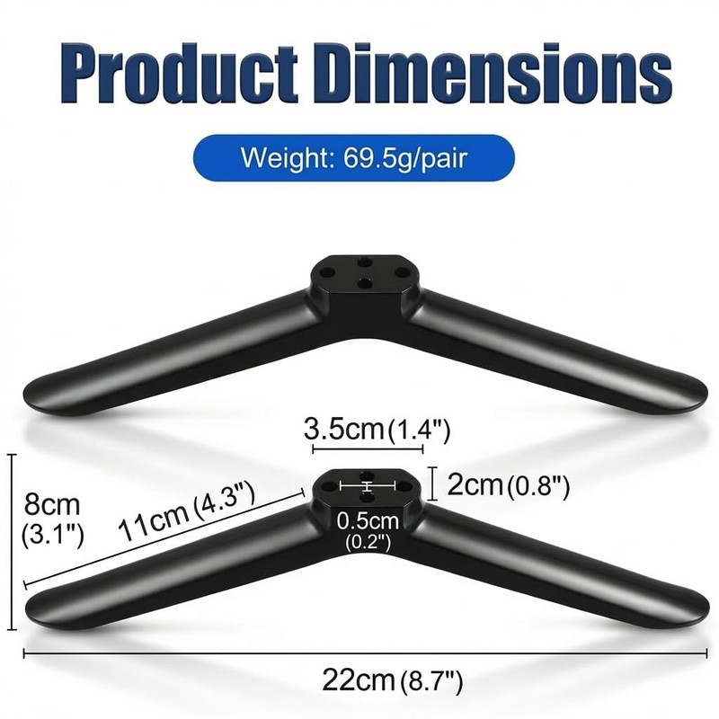TV Legs,Universal TV Stand,Universal TV Legs Stand Base Replacement Bracket