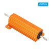 PATIKIL 50 W 0.1 Ohm Aluminium Housing Resistors Set, 5