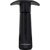 Manual vacuum pump with sound indicator, includes 4 stoppers with
