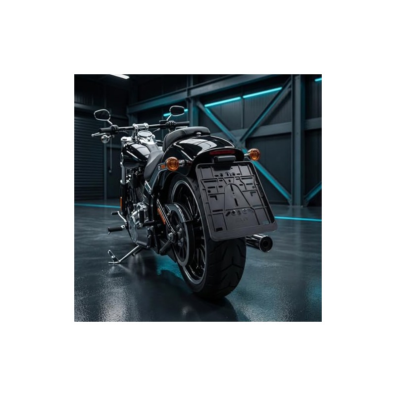 Motorcycle License Plate Holder, 180 x 200 mm, Motorcycle License