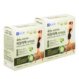 Chong Kun Dang Kwaebyun Psyllium Husk Dietary Fiber Nutrients Psyllium Husk Powder 2 Month Supply / 종근당 쾌변 차전자피 식이섬유 영양제 차전차피 가루 분말 2개월분