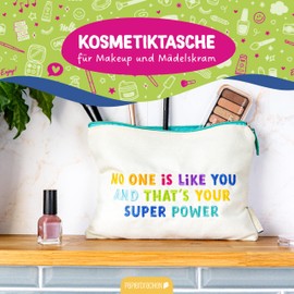 Women's Power Embroidered Cosmetic Bag Set 1, Coco, Cosmetic bag