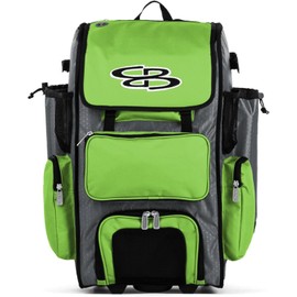 Boombah Superpack Hybrid Bat Pack BM-9051C23 Gray/Lime Green