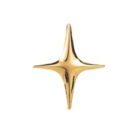 Gold Star Brooch for Women & Men, Polished Stainless Steel Fashion Simple Brooches Lapel Pins, Vintage Fashion Jewelry for Suits Jackets, Blazers Dresses