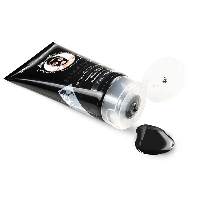 SPASCRIPTIONS BLACK MASK PEELOFF CHARCOAL POWDER MINIMIZE SMOOTHE STRENGTHEN 5oz