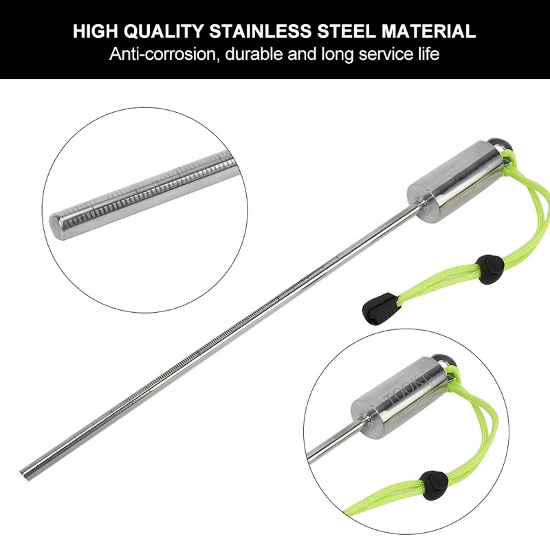 KEEPdiving Stainless Steel 30cm Diving Lobster Stick Pointer Underwater Shaker