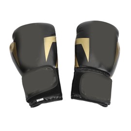 Boxing Gloves for Men and Women PU Polyurethane Adjustable Breathable Punching Bag Gloves Kickboxing Mitts for Training Fighting Workout Black