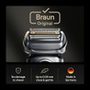 Braun Cabezal de afeitadora 94M, Plateado