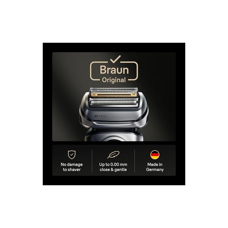 Braun Cabezal de afeitadora 94M, Plateado