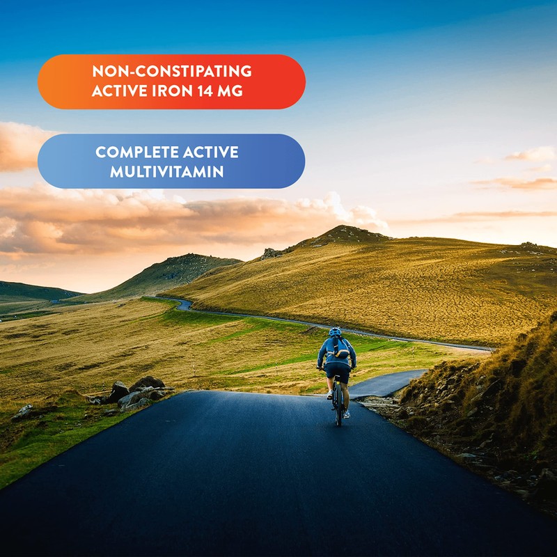 Active Iron Men | 30 Iron Capsules & 30 Multivitamin