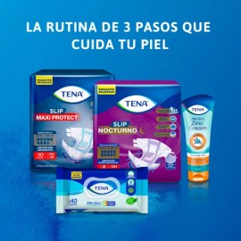 Pañales descartables para adultos Tena slip nocturno talla g 8 piezas