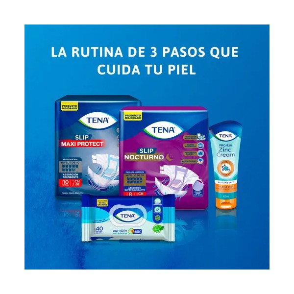 Pañales descartables para adultos Tena slip nocturno talla g 8