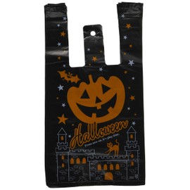 BHW-S Plastic Bag Black Halloween - S (100 Count)