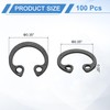 sourcing map 100Pcs 5/16" (8mm) Internal Retaining Ring Circlip, 65