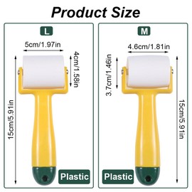 Plastic Quilting Seam Roller, Sewing Seam Roller Wallpaper Roller for Sewing Quilting Print Wallpaper Home Decoration, L